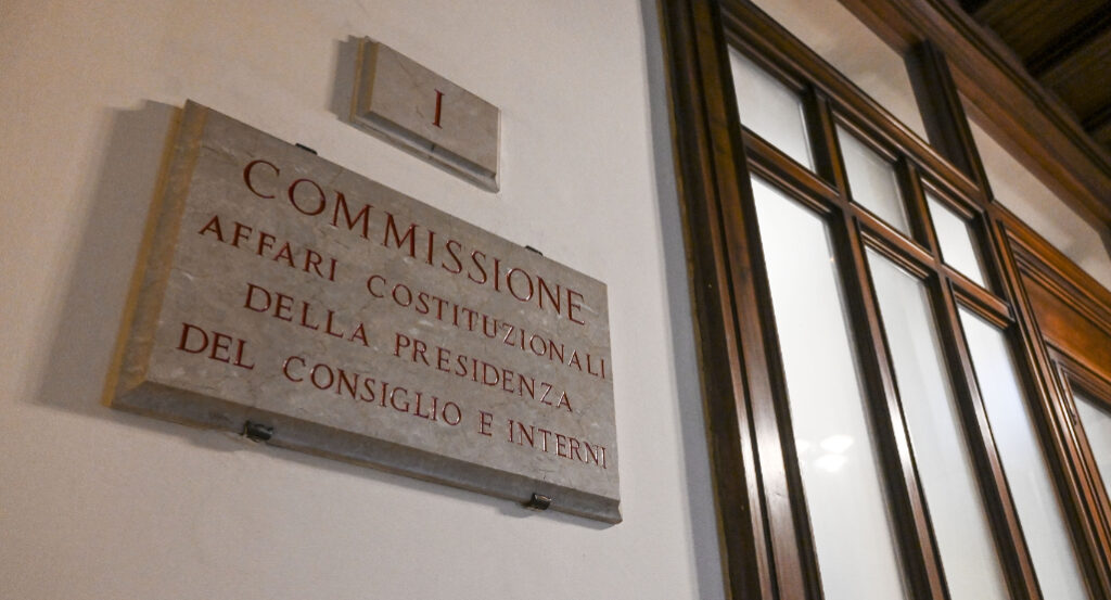 Targa della Commissione Affari Costituzionali della Camera dei deputati