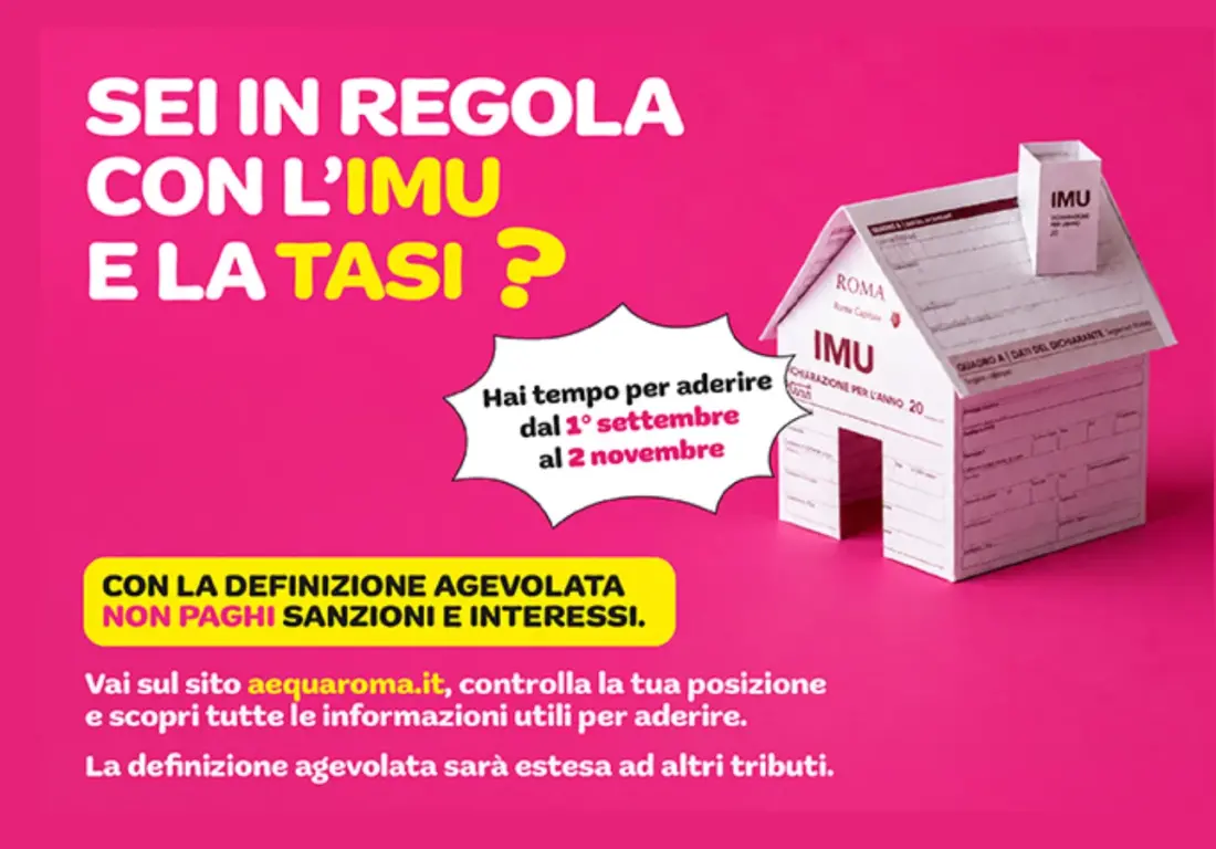 Definizione agevolata IMU TASI e TARI Roma Capitale Aequa Roma